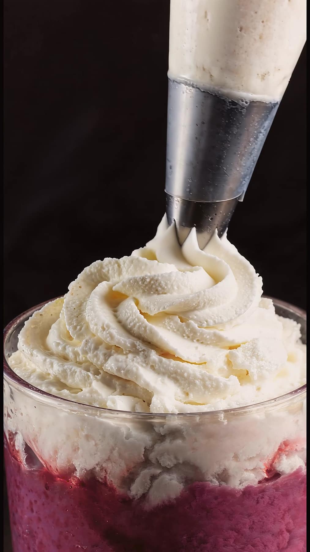 Whipped cream topping a cold drink at SPACE Restocafe